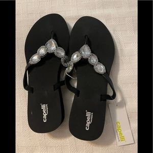 Blinged Black Capelli New York Sandals